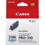 Cartucho tinta canon pfi - 5100pc cian photo
