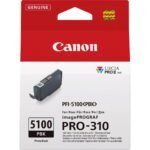 Cartucho tinta canon pfi - 5100pbk negro photo