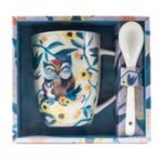 Taza con cuchara enesco buhos