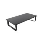 Soporte elevador tooq madera monitores negro