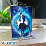 Figura acrílica solo leveling diorama jinwoo