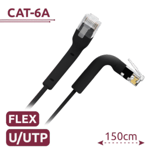 UTP6A-FLEX-150BK
