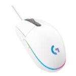 Mouse raton logitech g203 lightsync blanco