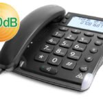 Telefono fijo doro magna black negro
