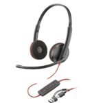 Auriculares poly blackwire 3220 estéreo usb - c