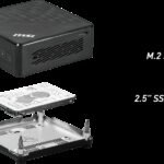 Adaptador hdd mini ordenador msi cubi