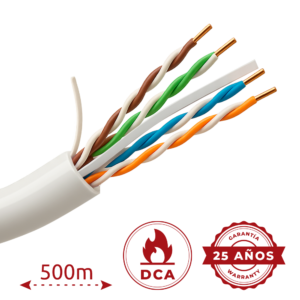 UV-UTP6-500-BC24AWG-DCA-R-W