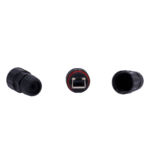 CON-RJ45-GLAND-W-BLACK